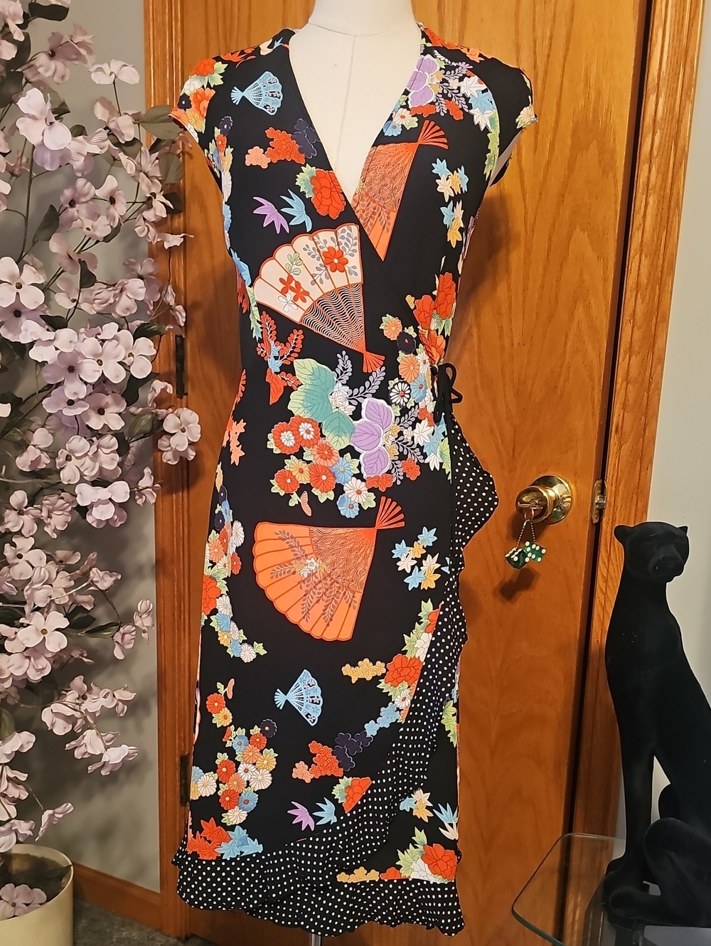 Anthropologie Kamellia Wrap Dress